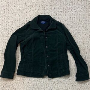Pendleton Dark Green Corduroy Jean Jacket